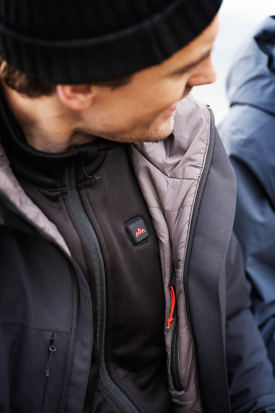 HeatX Heated Fleece Vest Men – heated vest, black – image 13